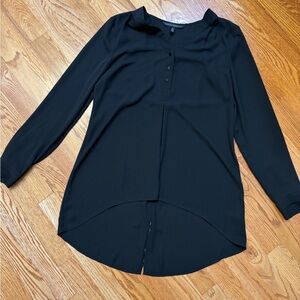 White House Black Market Classic Black Blouse